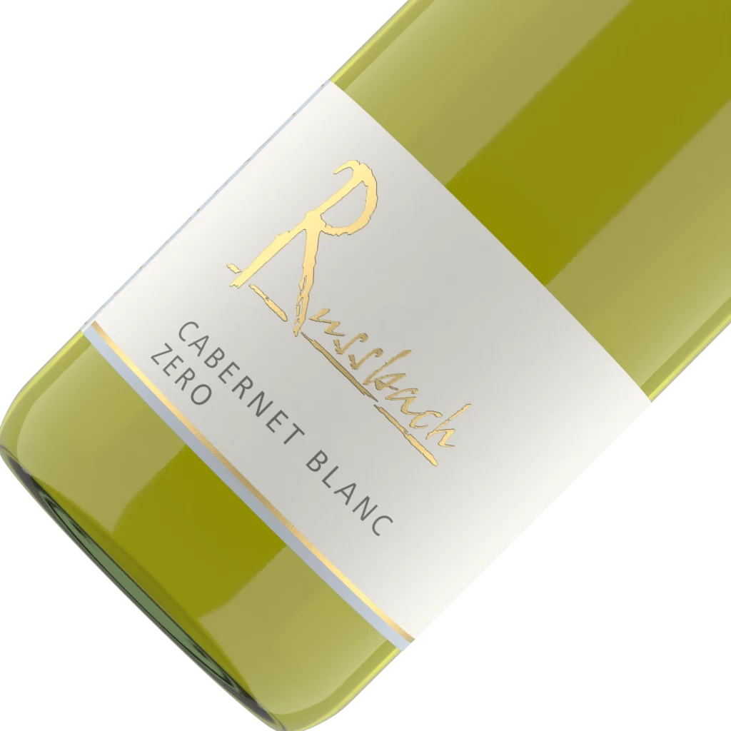 Cabernet Blanc Entalkoholisiert, Etikett im Detail