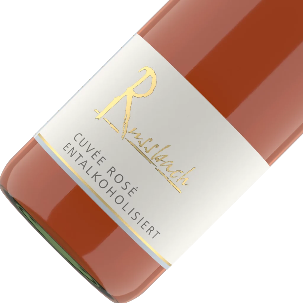 Cuvée Rosé Entalkoholisiert, Etikett im Detail