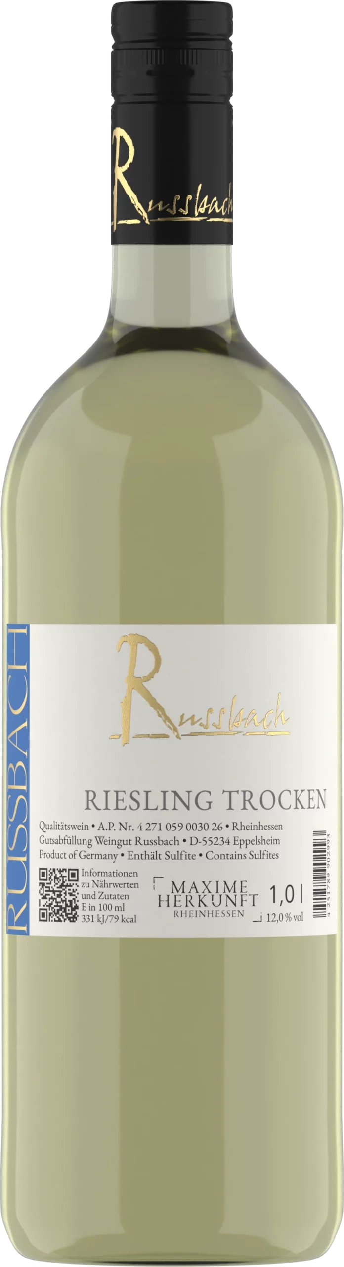 Riesling, Flasche