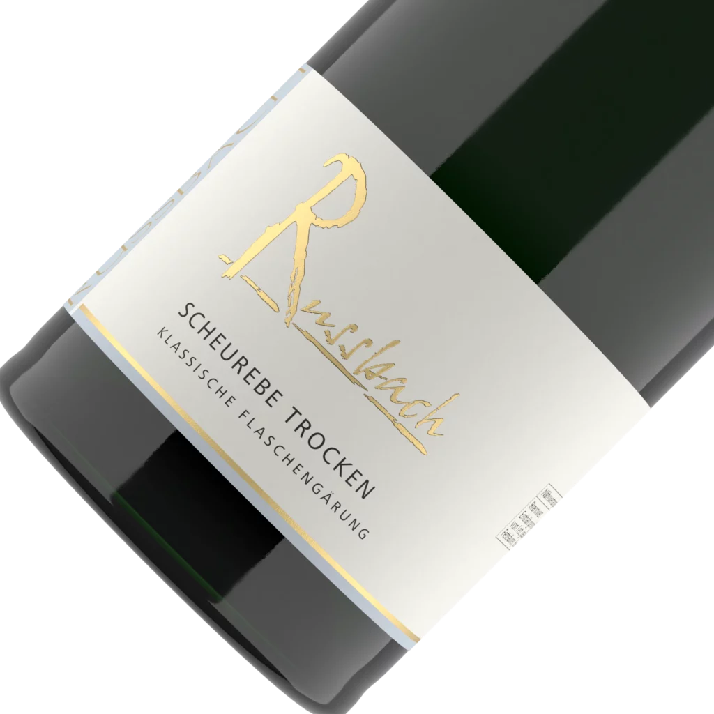 Scheurebe Winzersekt, Etikett im Detail