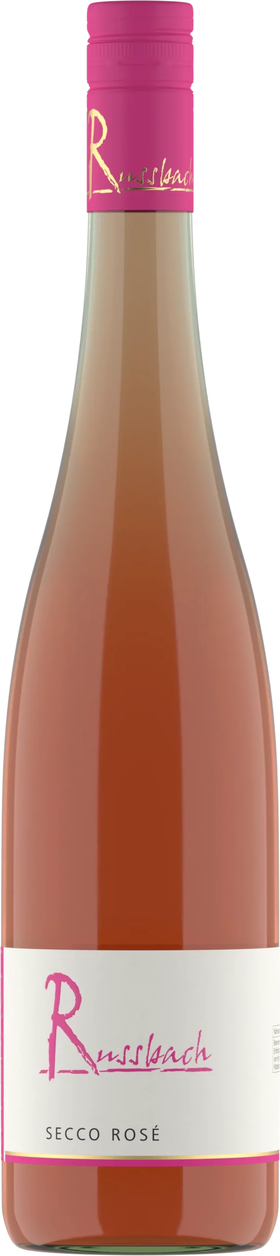 Secco Rosé, Flasche