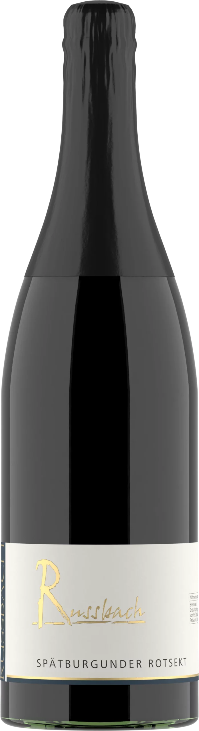 Spätburgunder Rotsekt, Flasche