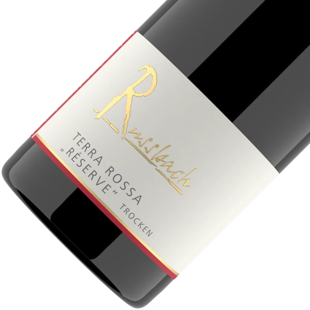 Russbach Rotwein-Paket, Etikett im Detail