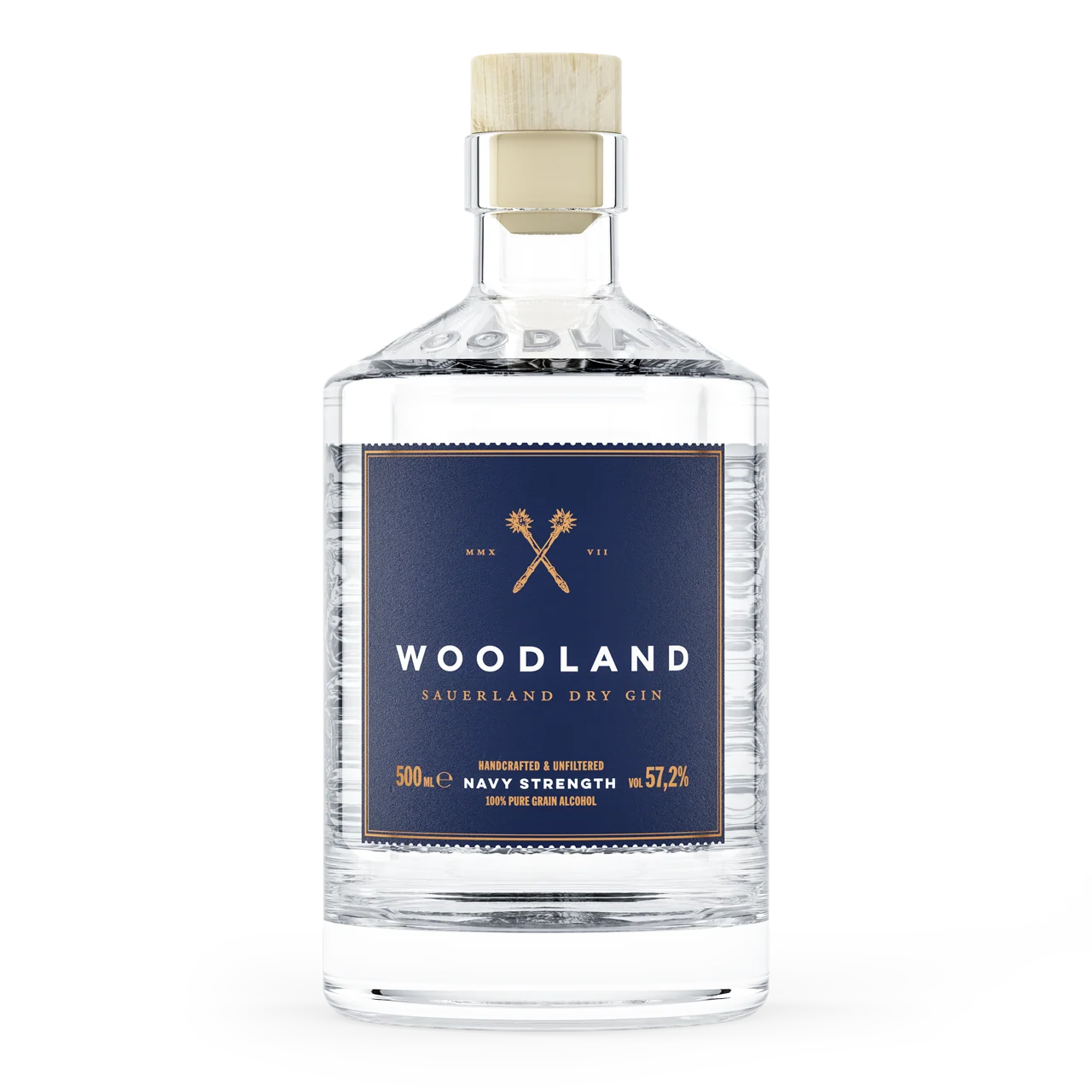 Woodland Dry Gin Navy Strength „Sauerland“, Flasche