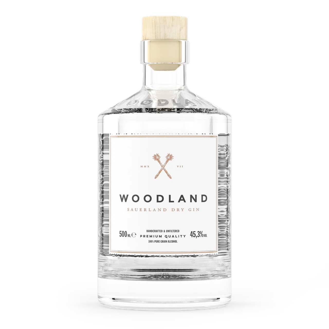 Woodland Dry Gin „Sauerland“, Flasche