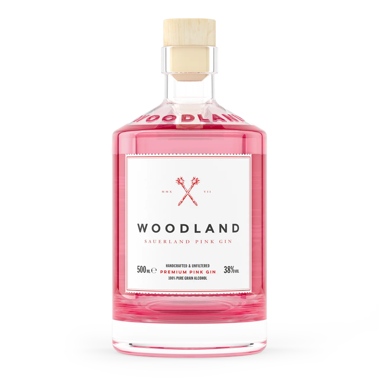 Woodland Pink Gin „Sauerland“, Flasche